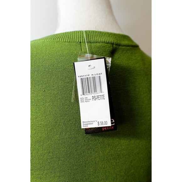 Evie Petite Green button up short cardigan NEW P/S - Picture 3 of 7